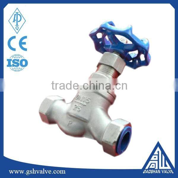 DIN Standard Stainless steel internal thread globe valve