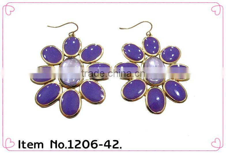 2014 trendy women rhinestone earrings