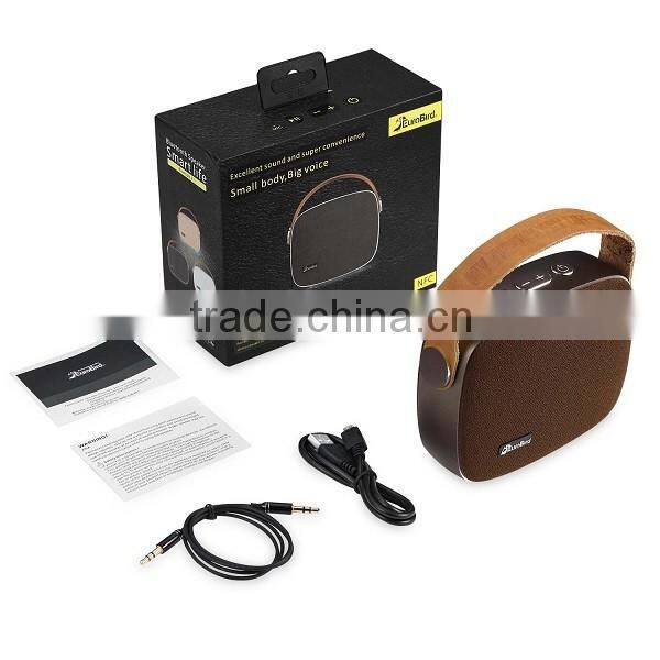 2016 Portable Stylish Waterproof Wireless High-end Fabric Mini Bluetooth Speaker with CE/FCC/ROHS Certificate