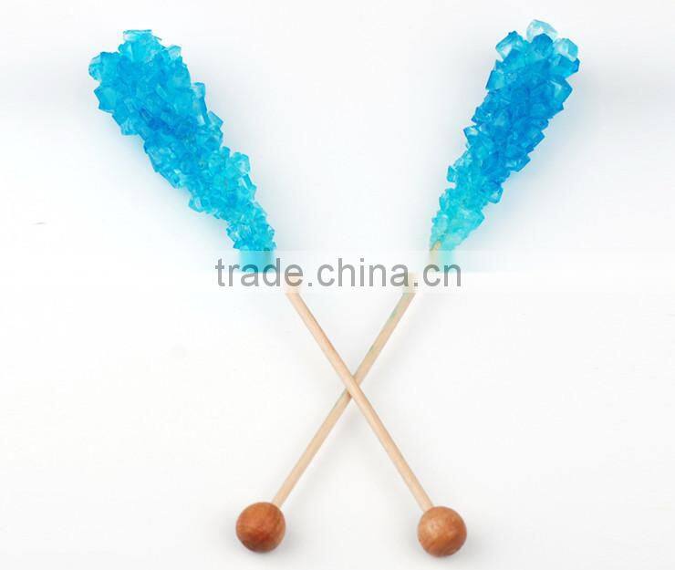 colorful crystal rock sugar stick