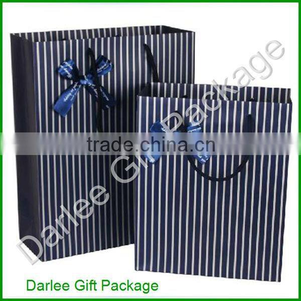 decorative paper shopping bag/packaging paper shopping bag / wholesale luxury paper shopping bag