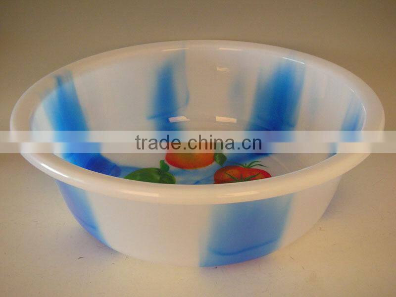 round plastic washing basin
