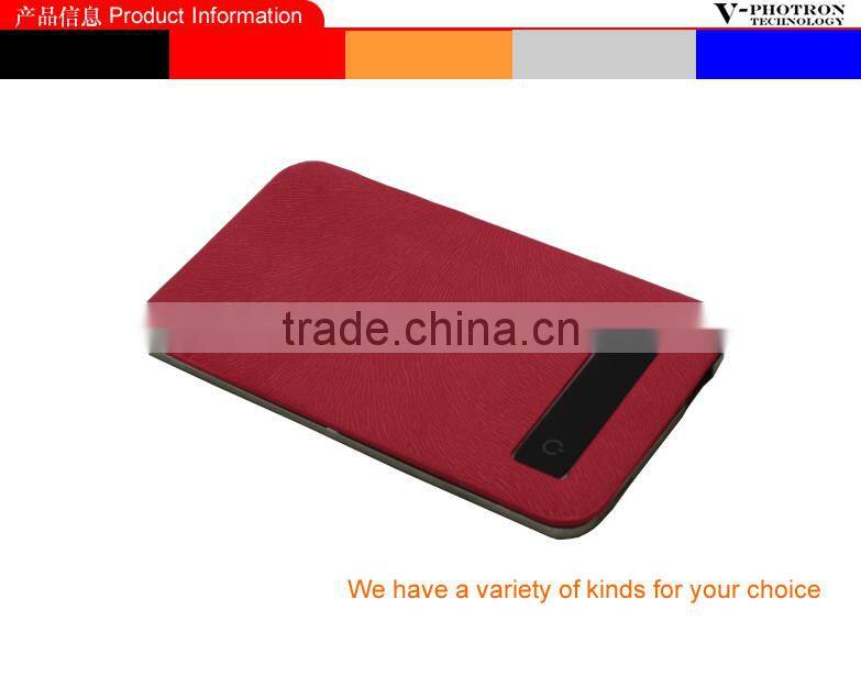 factory OEM Portable Mobile Power Bank 12000mah with LED light
