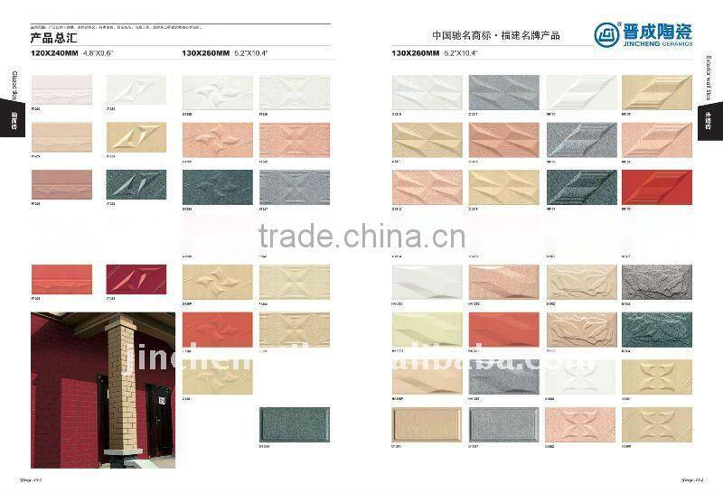 TB2065 full body embossed outdoor wall tile