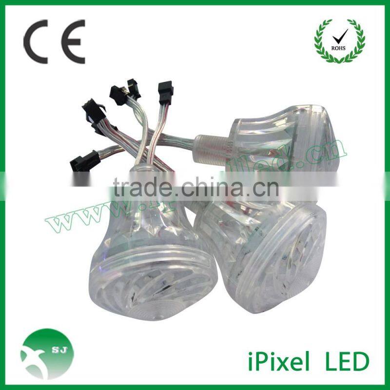 60mm turbo led pixel amusement park rides pixels DC24V waterproof IP68