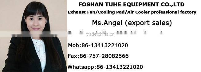 TUHE brand factory industrial window axial flow exhaust fans