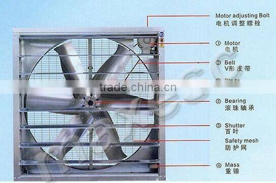 240v industrial suction fan stand air cooler fan