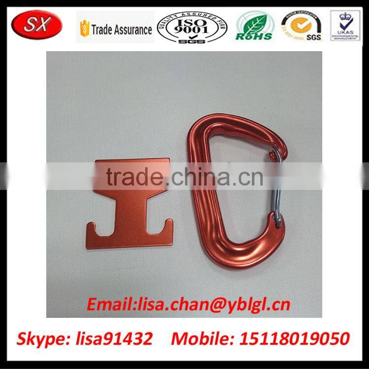 Beautiful Alumium Anodized 50KN Outdoor Rock Climbing Equipment