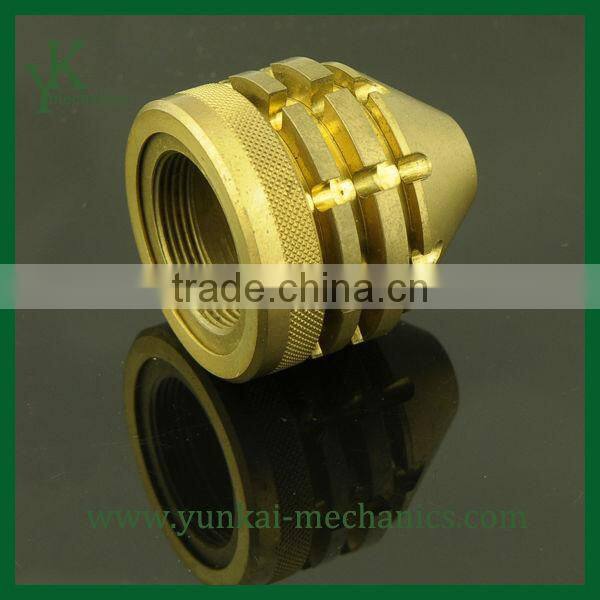 Precision cnc machining brass automobile part china factory