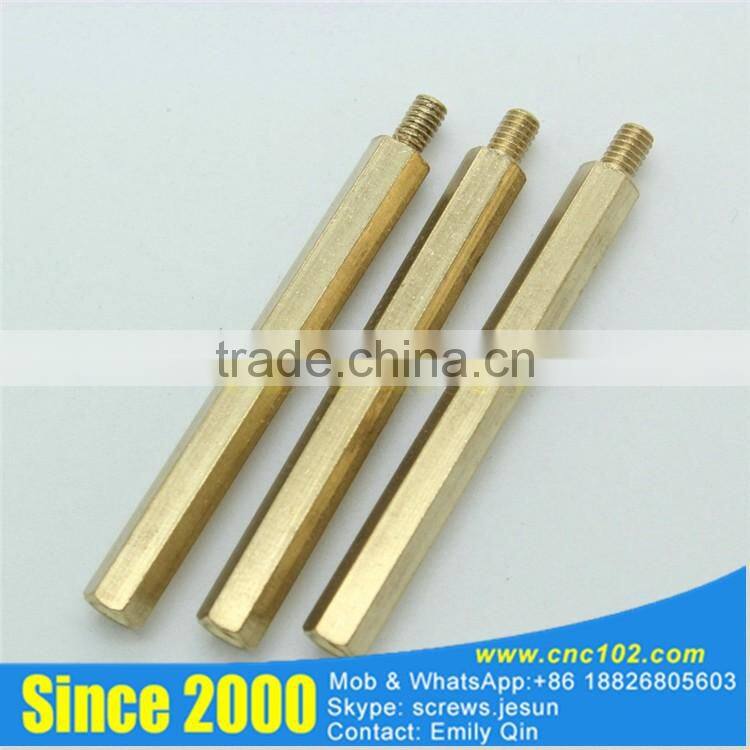 china supplier pcb spacer support brass
