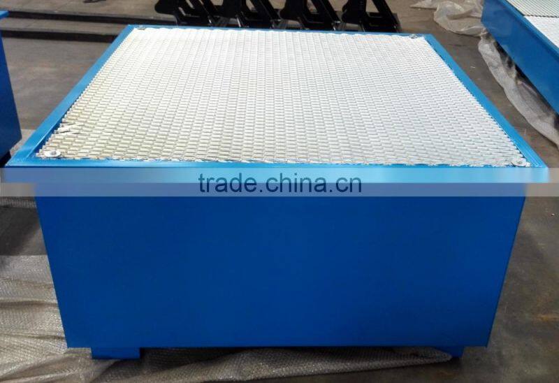 forklift attachment spillage oil collection cage