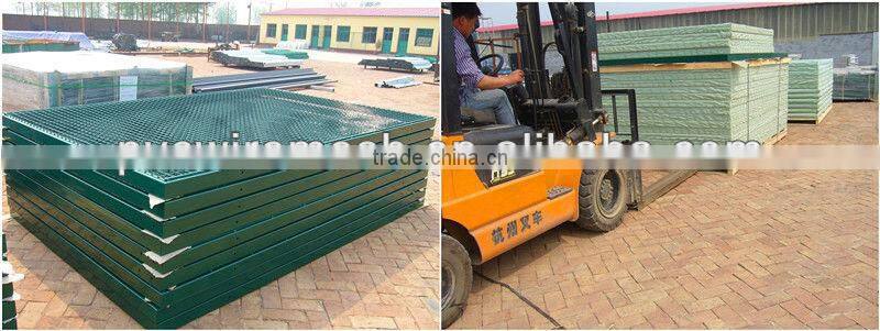 China galvanized flat panel fence gates