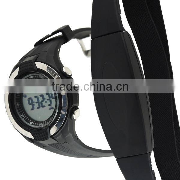 Heart Rate Monitor Pedometer step counter Fat Calories Count Exercises Belt Sports Watch Sleep Mode Indicator 40~240bpm HRM