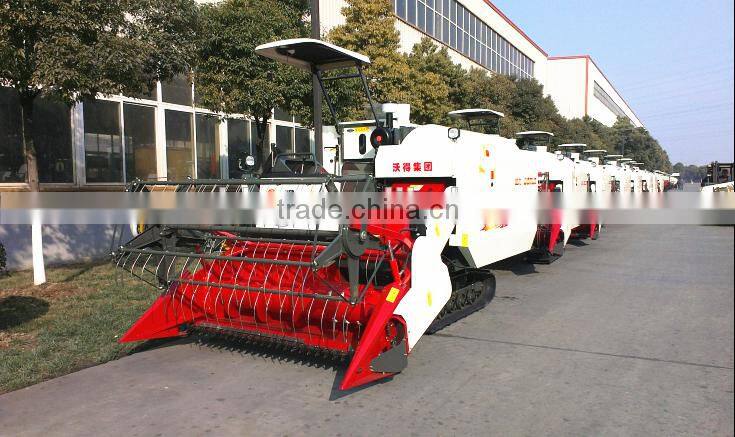 China light paddy 5.0E mini rice wheat combine harvester price with CE