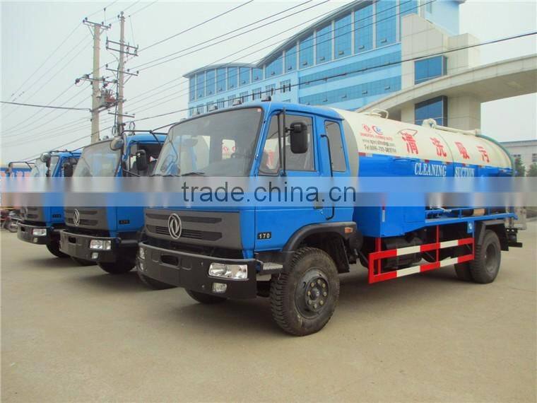dongfeng 8cbm vacuum sewage truck pump for sale
