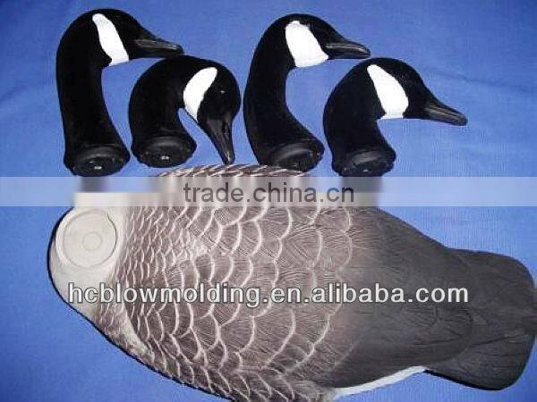 Shen zhen blow mold plastic goose decoys