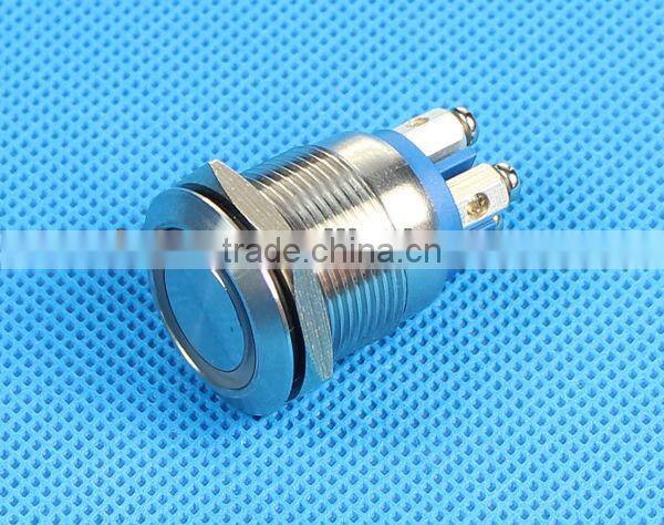 19mm ring illuminated pushbutton switch