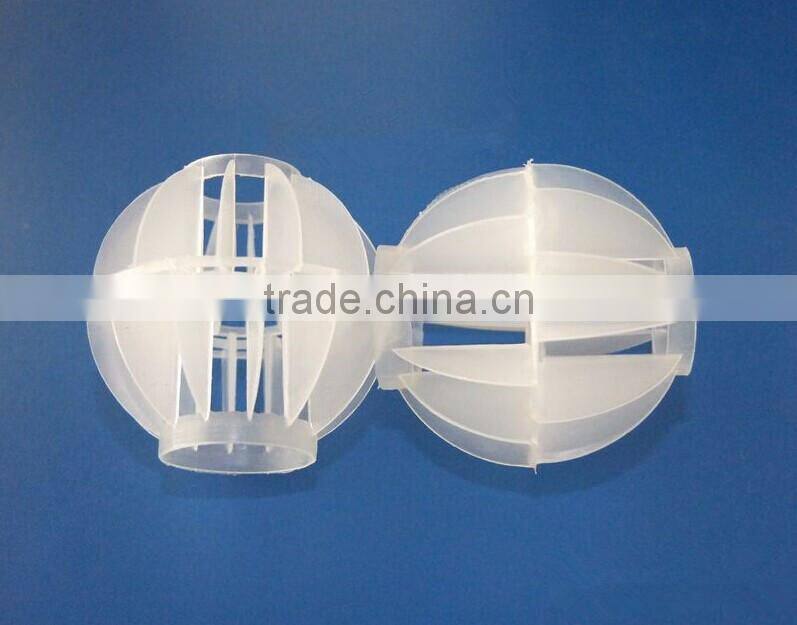 50mm Plastic Hollow ball in Scrubbing tower/ Muti-faced Hollow Ball