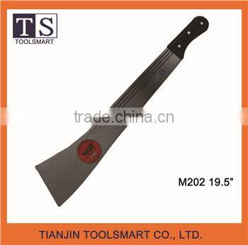 High quality sugarcane cutlass knife with plastic or wooden handle