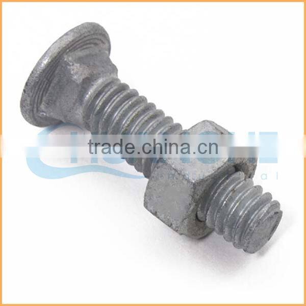 Quality manufacturers supply carriage bolts hexagon flange nuts