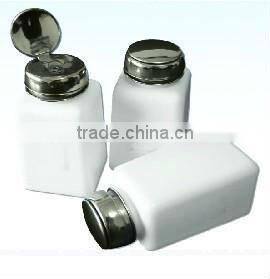 White ESD alcohol dispensing bottle