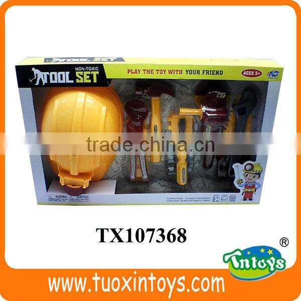 Cheap red plastic toy helmet for kids