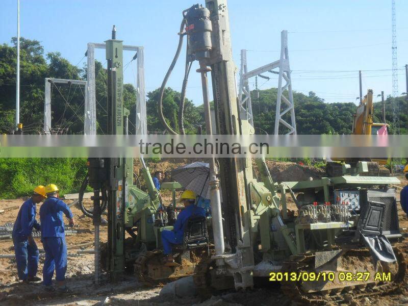 drilling machine MZ130y use for solar photovoltaic(PV) projects