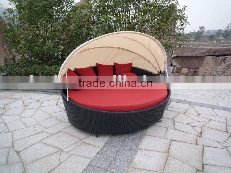 garden rattan bed