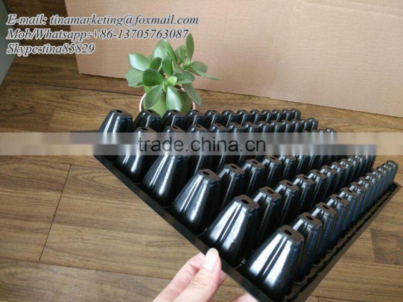 72 Cell PS Material Plastic Nursery Seedling Tray, Seed Plug Planting Tray, Vegetable Germination Tray