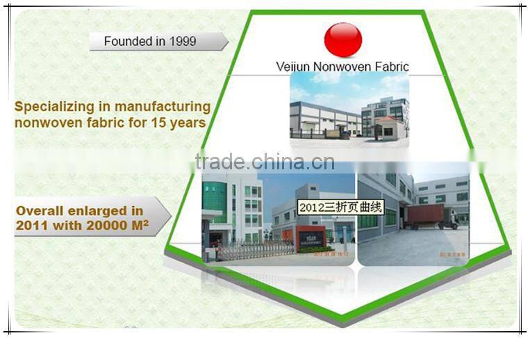 Veijun SMS nonwoven applied in diaper and leg cuff