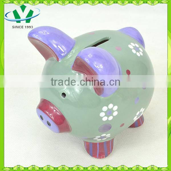Wholesale ceramic pig animal shape piggy banks for sale