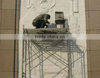 Woman Statue Stone Carving Garden Light