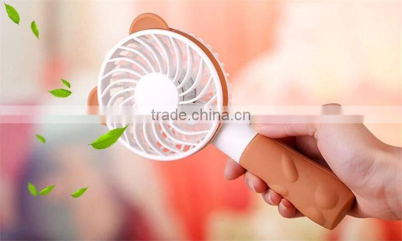 CT-740 The new mini USB charging fan Cartoon charging fan small handheld Outdoor Garden small fan