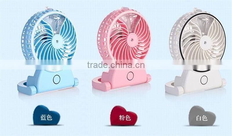 CT-739 The new USB charging air-conditioning fan Beauty Mini spray fan Humidification handheld fan Portable air-conditioning fan