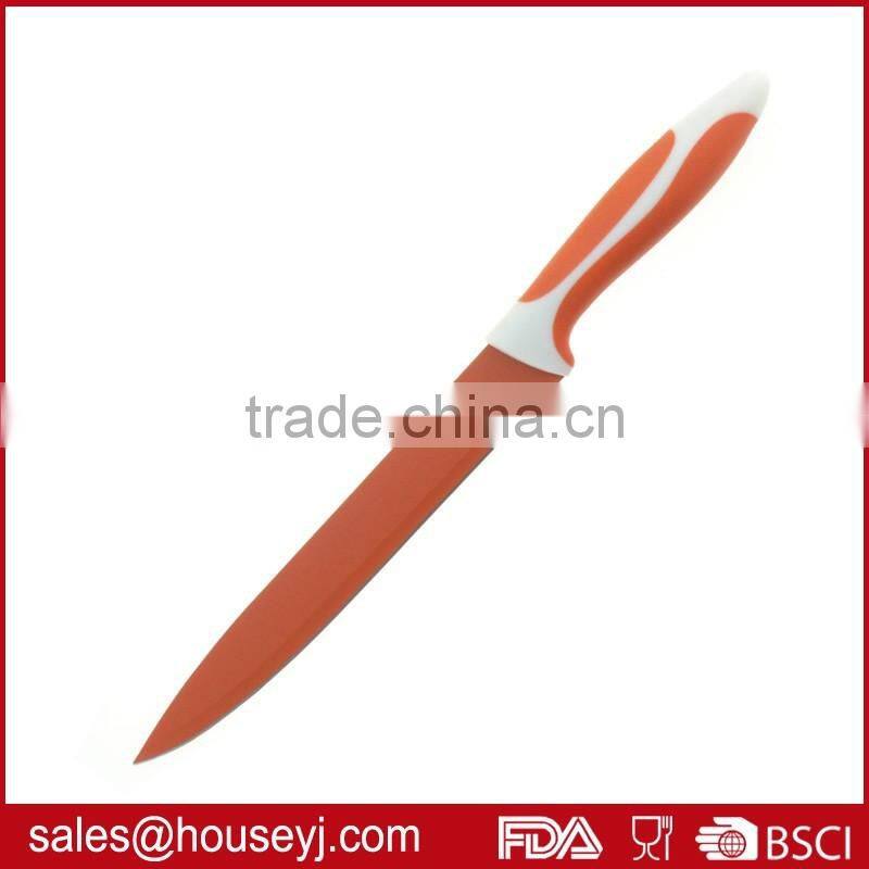 Set of 5pcs knife set non stick color kitchen knife with EVA box packing colorful kitchen utensil