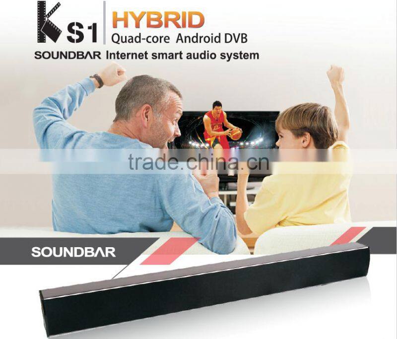 Hot selling Soundbar KS1 S905 Quad-core Android5.1.1 OTT 4K TV BOX Powerful Multifunctional Android DVB-T2 Smart TV BOX