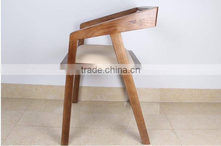 2016 Hot sale American style living room dinning chairs in wood