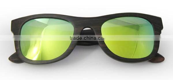 Ebony wood frame lenses sunglasses hot sale