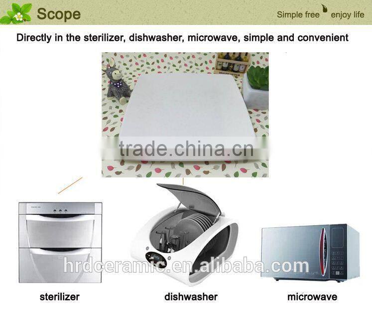 Stocked ceramic porcelain plate wholesale serving dishes for daily used