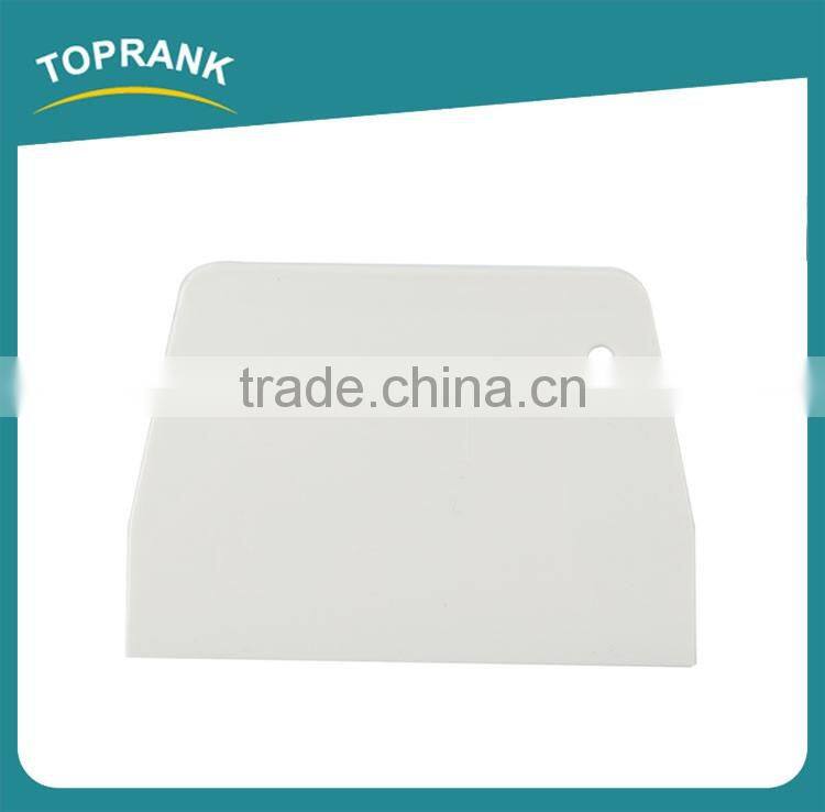 Toprank SGS Approval Promotion Trapezoid Shape Baking Pastry Cake Tools Plastic Cake Spatula