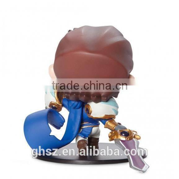Guo hao wholesale custom Green lol figure , resin hot lol game figure
