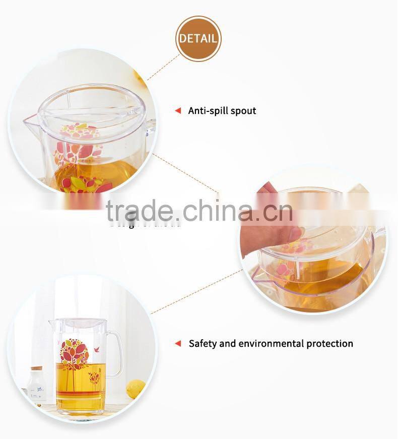 Wish trees plastic water bottle /juice tea bottle hot and cold kettle with lid