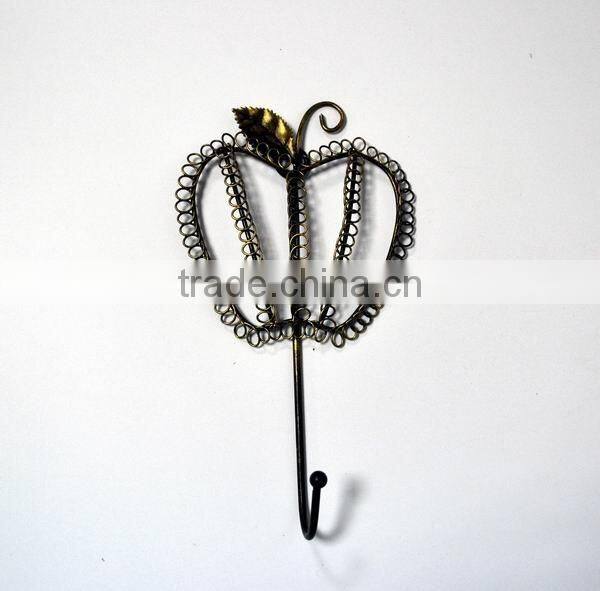 Metal hook for hanger