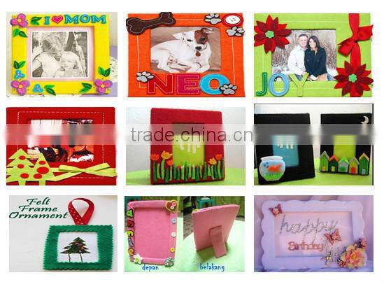 2017 wholesale pure Felt Made Passport Holder Card Holder made in China