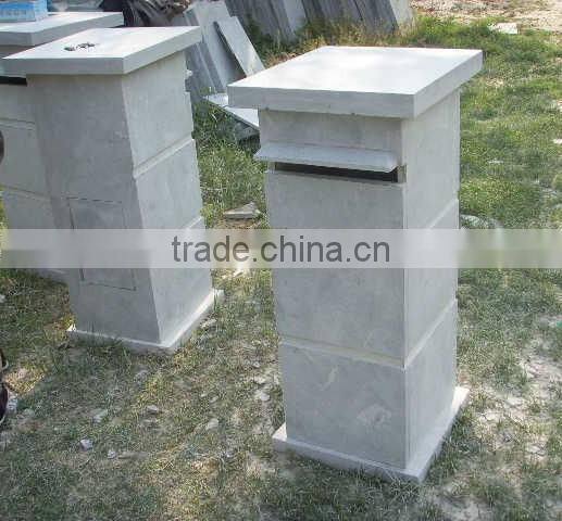 outdoor decoration cheap antique granite stone mailbox wholesale