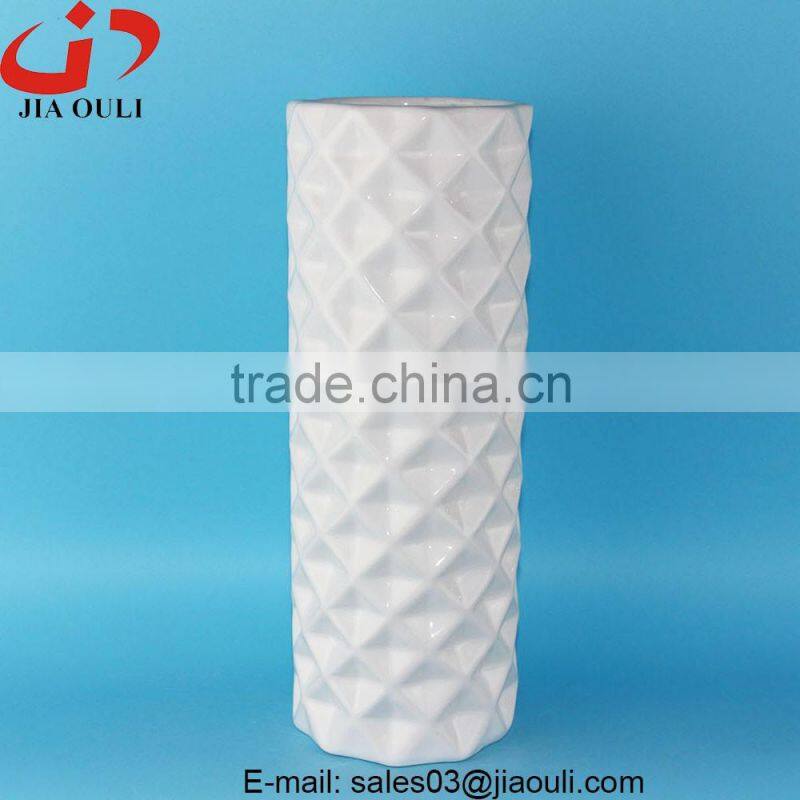 Hot home decor grey ceramic vase, chinese tall vase