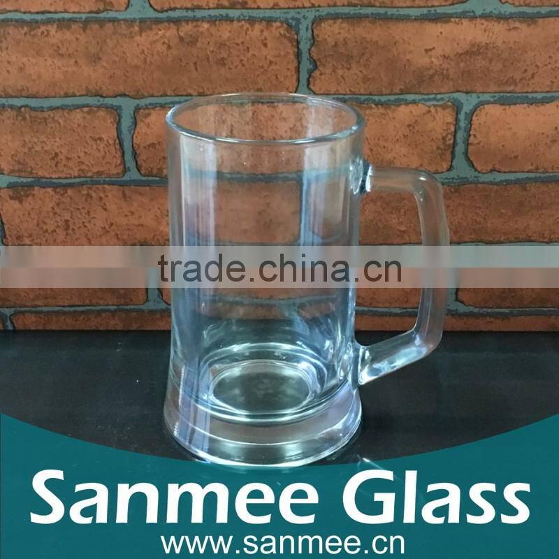 Wholesale Cheap Glass Beer Mugs with Handles