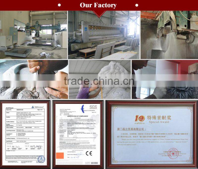 Natural Flamed Granite Antique Large Garden Pots