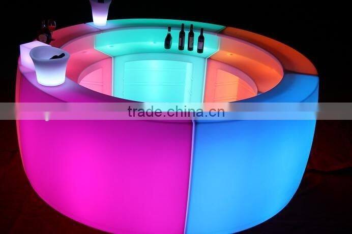LED Lighting Furniture LED Snake Bar Counter/ LED Bar Table