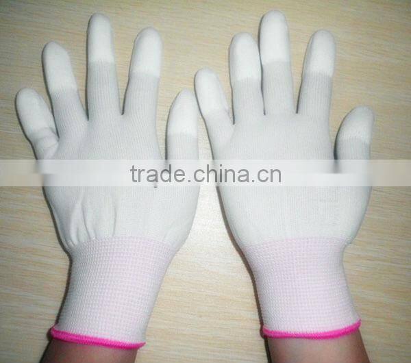 Nylon Knitted ESD Palm Coated PU Gloves ZM803